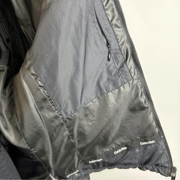 Calvin Klein Women's Long Sleeve Duck Down Quilted Puffer Jacket Black Size M - Picture 7 of 11